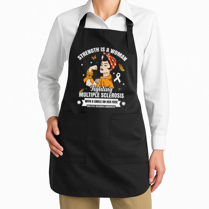 Multiple Sclerosis Warrior Fighting Ms Women Apron