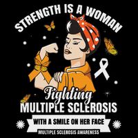 Multiple Sclerosis Warrior Fighting Ms Women Apron
