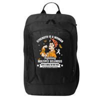 Multiple Sclerosis Warrior Fighting Ms Women City Backpack