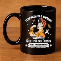 Multiple Sclerosis Warrior Fighting Ms Women 11oz C Handle Ceramic Mug