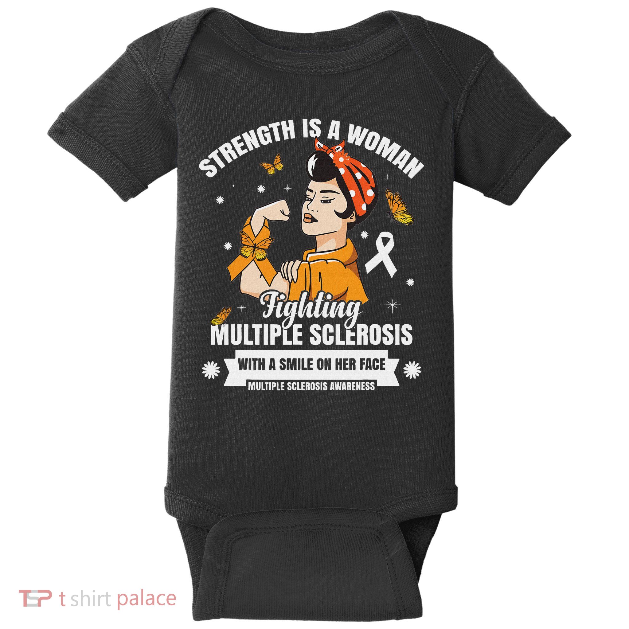 Multiple Sclerosis Warrior Fighting Ms Women Baby Bodysuit