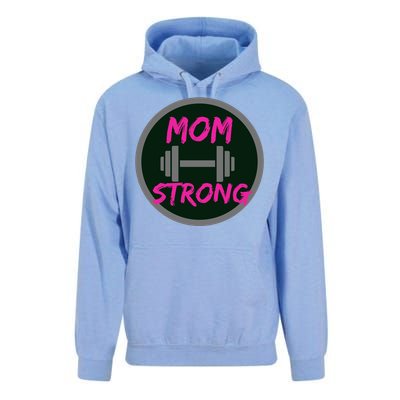 Mom Strong Workout Fitness Gift Unisex Surf Hoodie