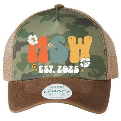 Master Social Worker Msw Est 2025 Legacy Tie Dye Trucker Hat