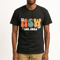 Master Social Worker Msw Est 2025 Tall T-Shirt