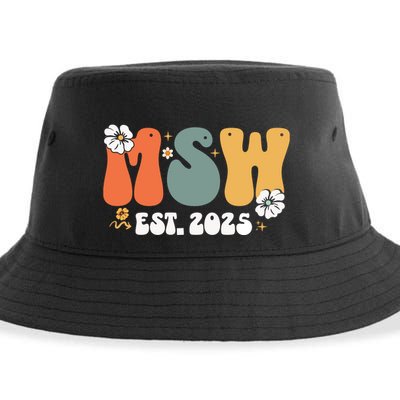 Master Social Worker Msw Est 2025 Sustainable Bucket Hat