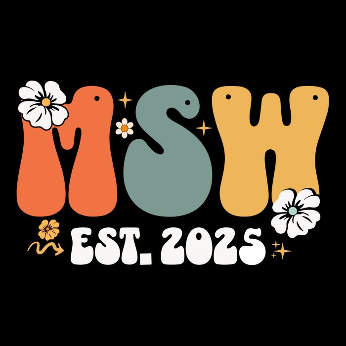 Master Social Worker Msw Est 2025 Sustainable Beanie