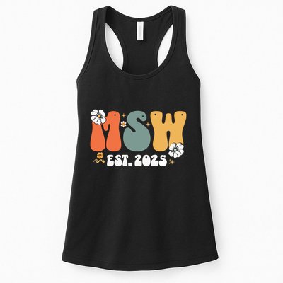 Master Social Worker Msw Est 2025 Womens Tank Top