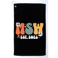 Master Social Worker Msw Est 2025 Golf Towel