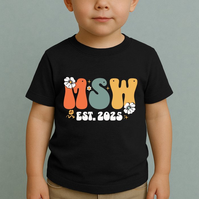 Master Social Worker Msw Est 2025 Toddler T-Shirt