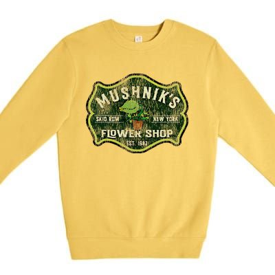 Mushniks Seymour Worn Little Premium Crewneck Sweatshirt