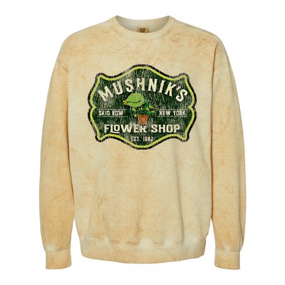 Mushniks Seymour Worn Little Colorblast Crewneck Sweatshirt