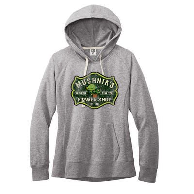 Mushniks Seymour Worn Little Women's Fleece Hoodie