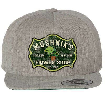 Mushniks Seymour Worn Little Wool Snapback Cap