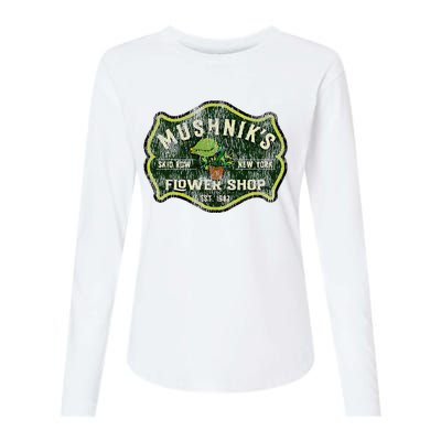 Mushniks Seymour Worn Little Womens Cotton Relaxed Long Sleeve T-Shirt