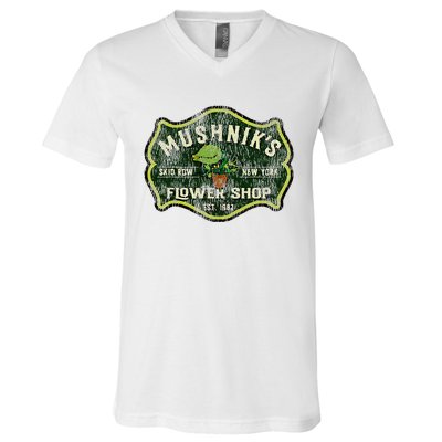 Mushniks Seymour Worn Little V-Neck T-Shirt