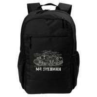 M4 Sherman Wwii Army Tank Military Daily Commute Backpack