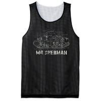 M4 Sherman Wwii Army Tank Military Mesh Reversible Basketball Jersey Tank