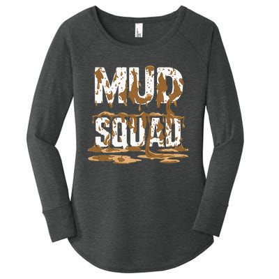 Mud Squad Wo Mud Run Team Women's Perfect Tri Tunic Long Sleeve Shirt