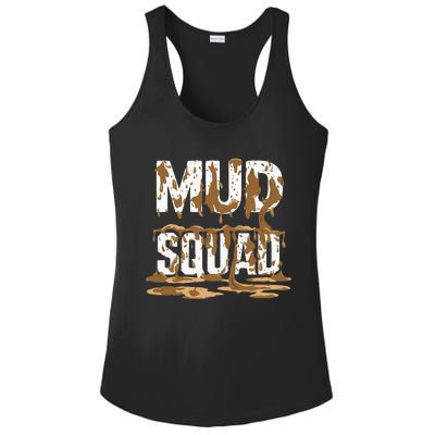 Mud Squad Wo Mud Run Team Ladies PosiCharge Competitor Racerback Tank