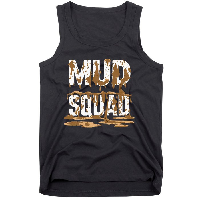 Mud Squad Wo Mud Run Team Tank Top