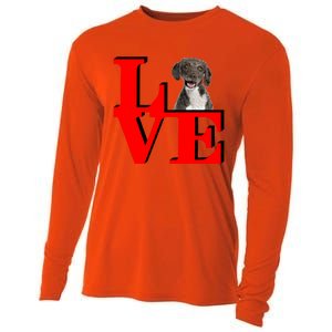 My Spanish Water Spaniel Love Park Gift Cooling Performance Long Sleeve Crew