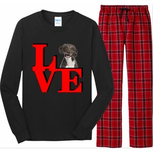 My Spanish Water Spaniel Love Park Gift Long Sleeve Pajama Set