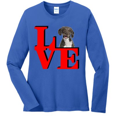 My Spanish Water Spaniel Love Park Gift Ladies Long Sleeve Shirt