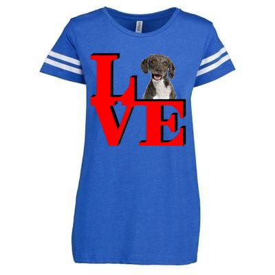 My Spanish Water Spaniel Love Park Gift Enza Ladies Jersey Football T-Shirt