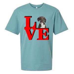 My Spanish Water Spaniel Love Park Gift Sueded Cloud Jersey T-Shirt