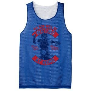 My Son Will Be Waiting For You At Home Baseball Catcher Wife Great Gift Mesh Reversible Basketball Jersey Tank