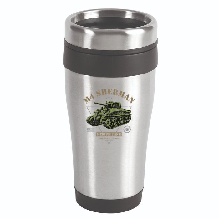 M4 Sherman Ww2 Tank 16oz Travel Tumbler