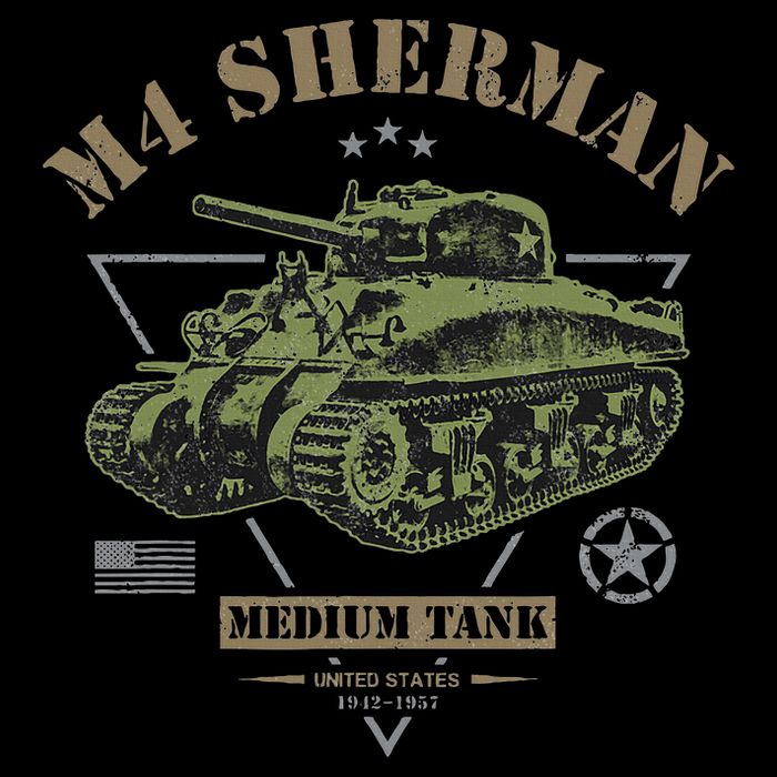 M4 Sherman Ww2 Tank 16oz Travel Tumbler