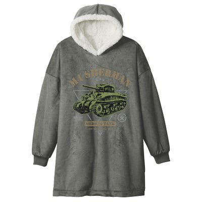 M4 Sherman Ww2 Tank Hooded Wearable Blanket