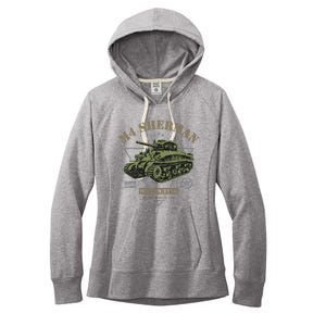 M4 Sherman Ww2 Tank Women's Fleece Hoodie