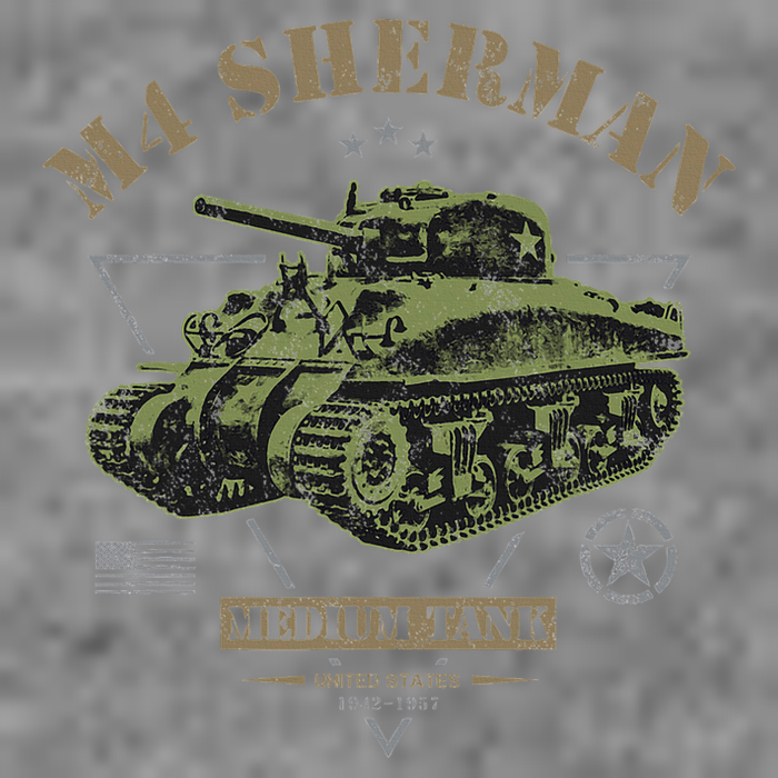 M4 Sherman Ww2 Tank Sustainable Beanie