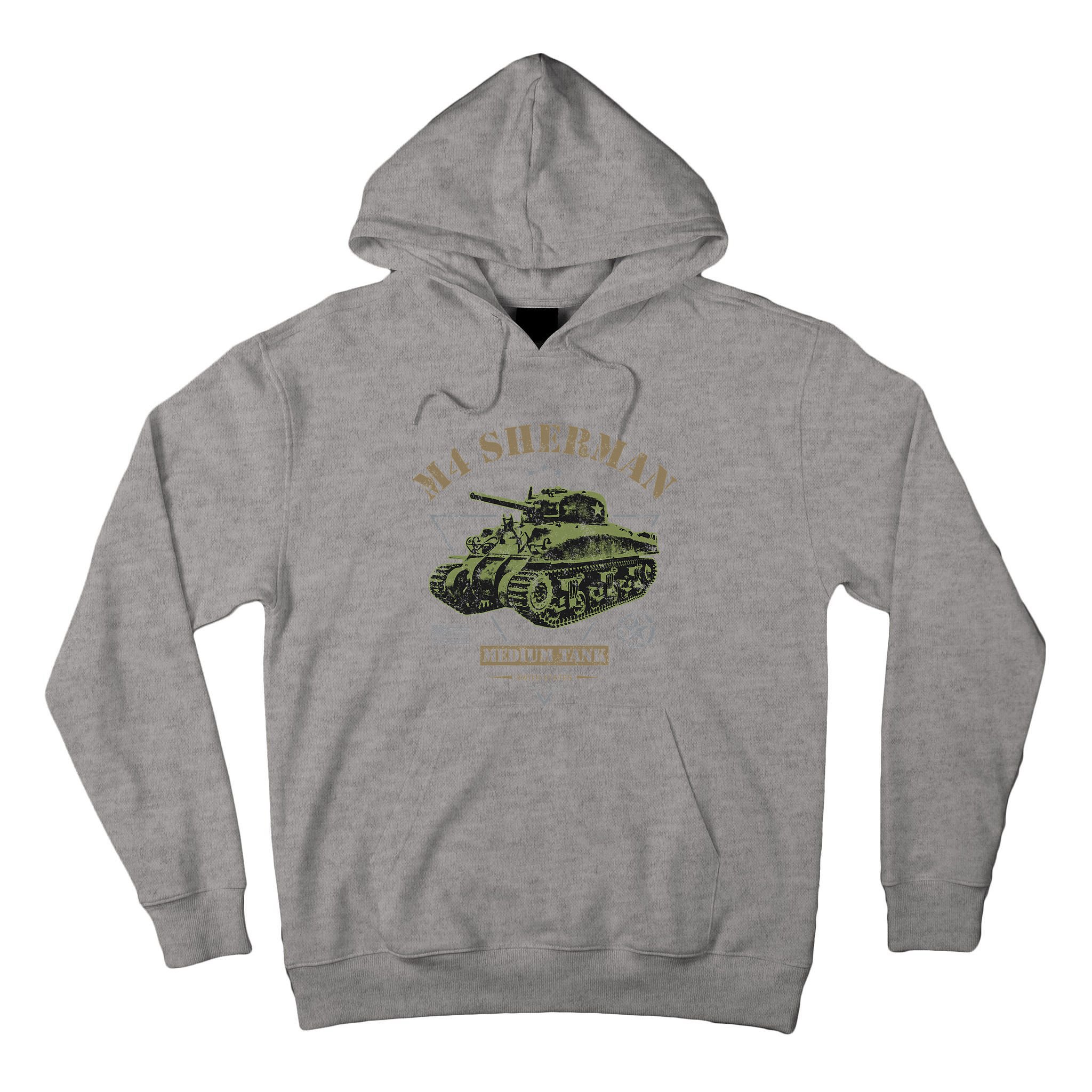 M4 Sherman Ww2 Tank Tall Hoodie