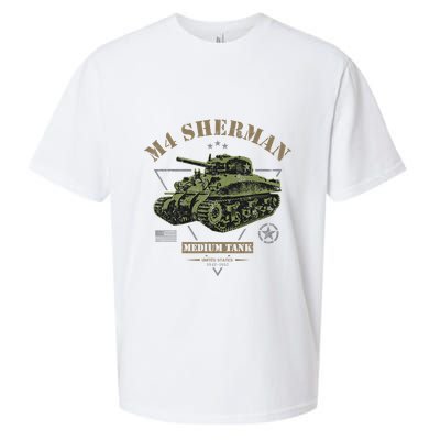 M4 Sherman Ww2 Tank Sueded Cloud Jersey T-Shirt
