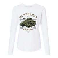 M4 Sherman Ww2 Tank Womens Cotton Relaxed Long Sleeve T-Shirt