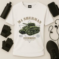 M4 Sherman Ww2 Tank Performance Shirt