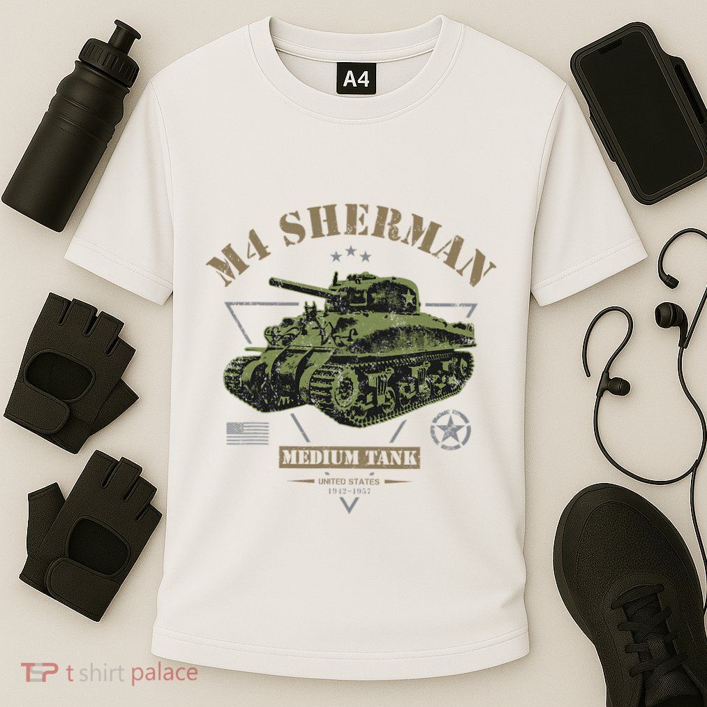 M4 Sherman Ww2 Tank Performance Shirt