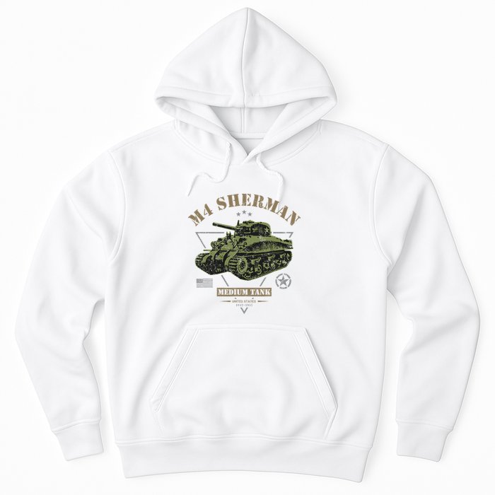 M4 Sherman Ww2 Tank Hoodie