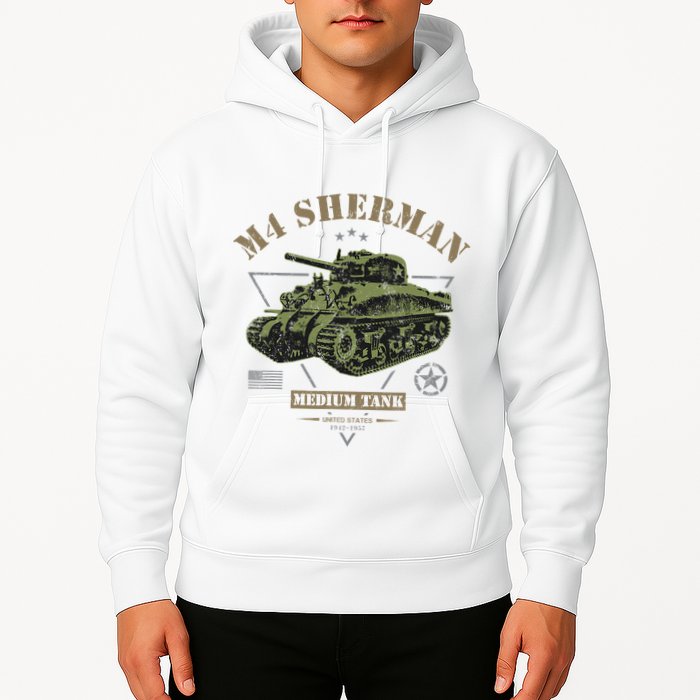 M4 Sherman Ww2 Tank Hoodie