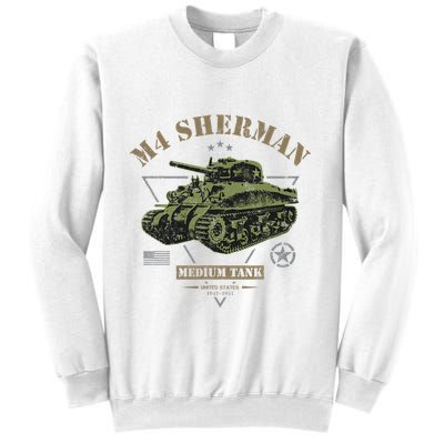 M4 Sherman Ww2 Tank Sweatshirt