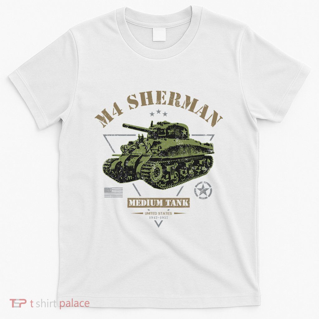 M4 Sherman Ww2 Tank T-Shirt