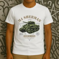 M4 Sherman Ww2 Tank T-Shirt