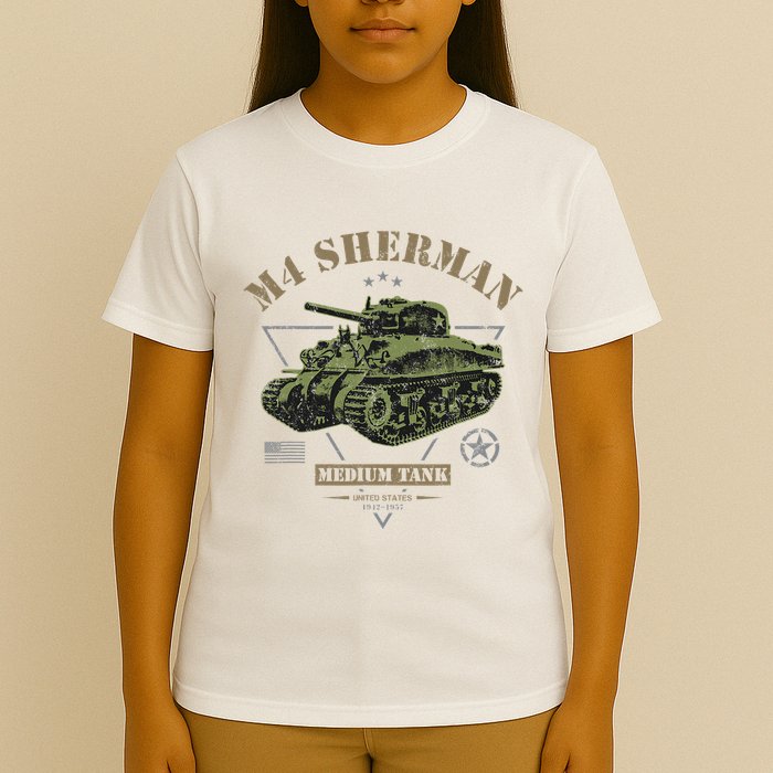 M4 Sherman Ww2 Tank T-Shirt