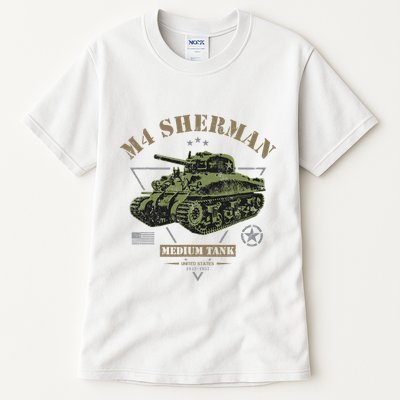 M4 Sherman Ww2 Tank Tall T-Shirt
