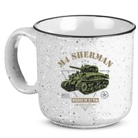 M4 Sherman Ww2 Tank 15oz Campfire Ceramic Mug