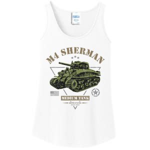 M4 Sherman Ww2 Tank Ladies Essential Tank