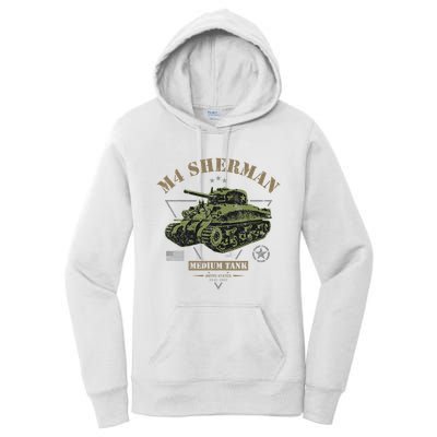 M4 Sherman Ww2 Tank Women's Pullover Hoodie